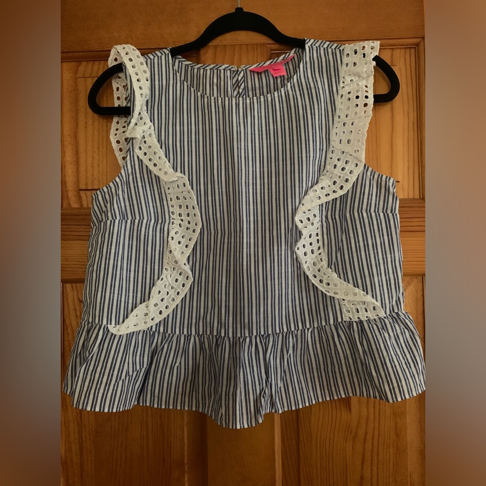 Lilly Pulitzer Ruffle tank top